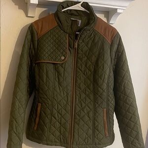 NWOT Laura Scott quilt jacket size L